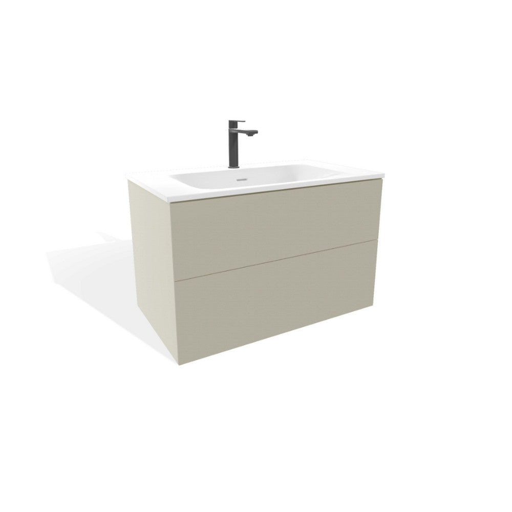 Fuji Caisson de Meuble à 2 Tiroirs Larg. 80CM Couleur Amande