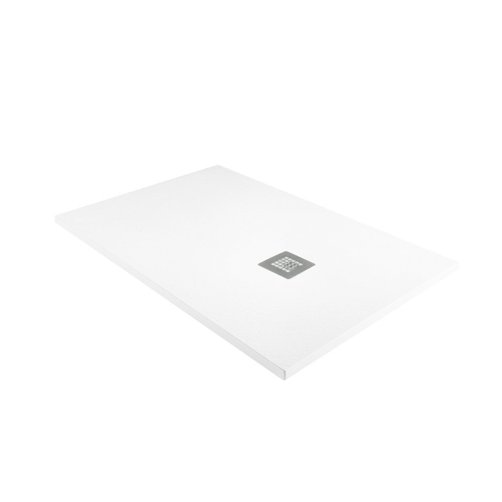 Alicante Receveur de Douche Extra Plat 30MM Solidstone Blanc
