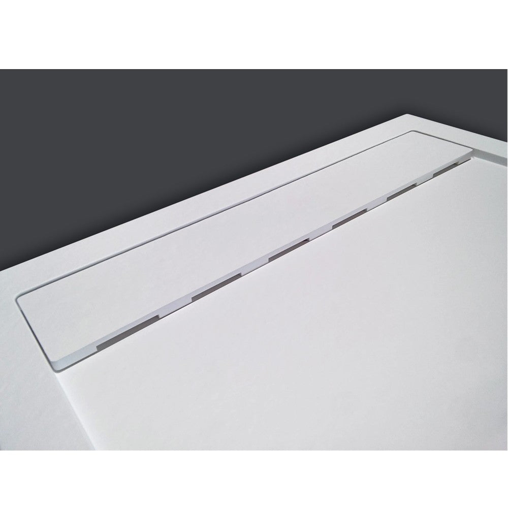 Bilbao Receveur de Douche Extra Plat 30MM Solidstone Gris Basalte