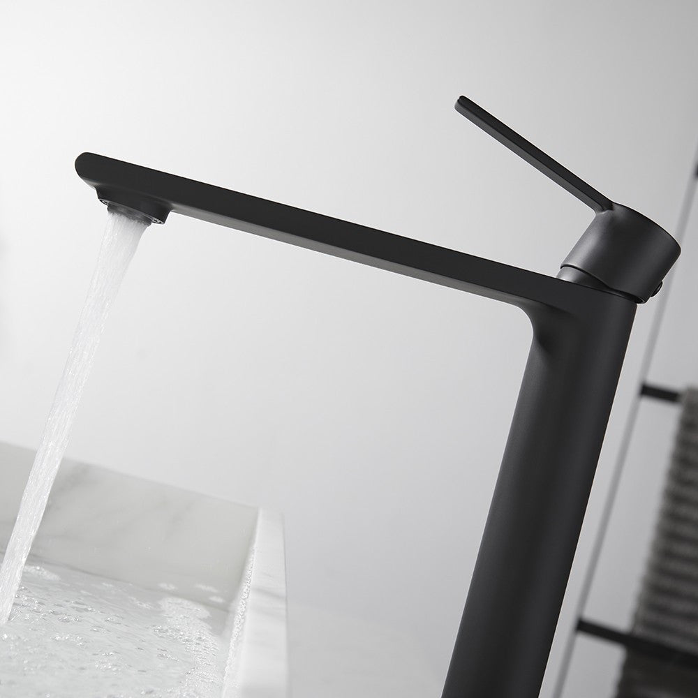 Figaro Mitigeur de Lavabo Noir Mat