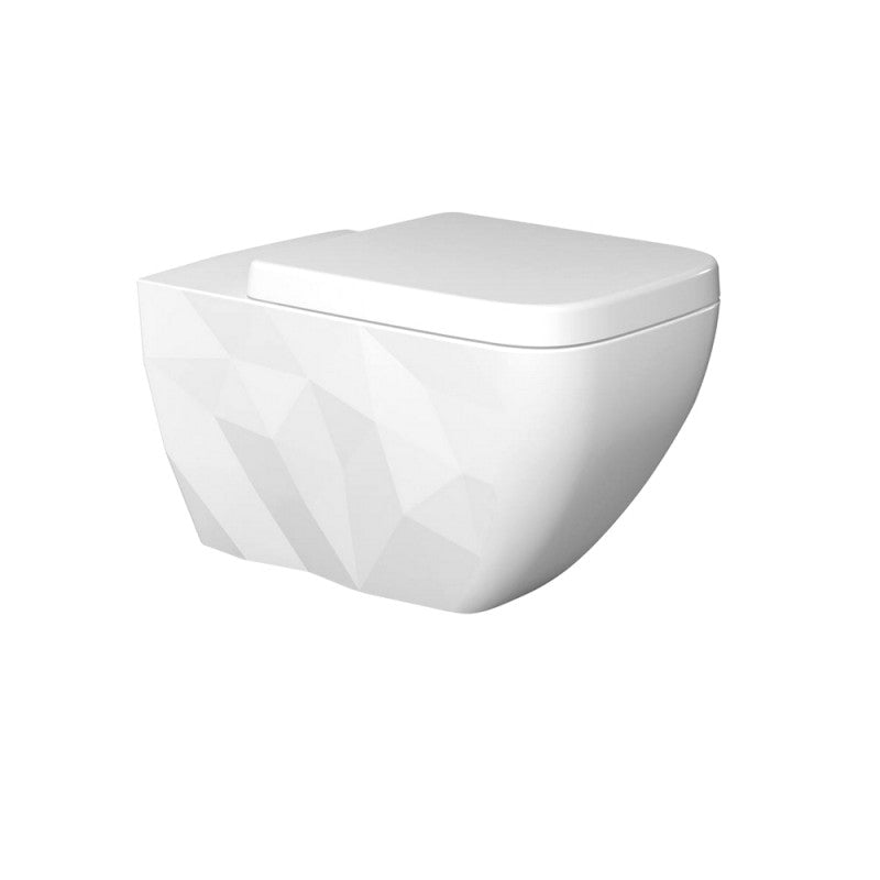 Kristal WC Suspendu Hygiénique Alpin Blanc Long. 60CM