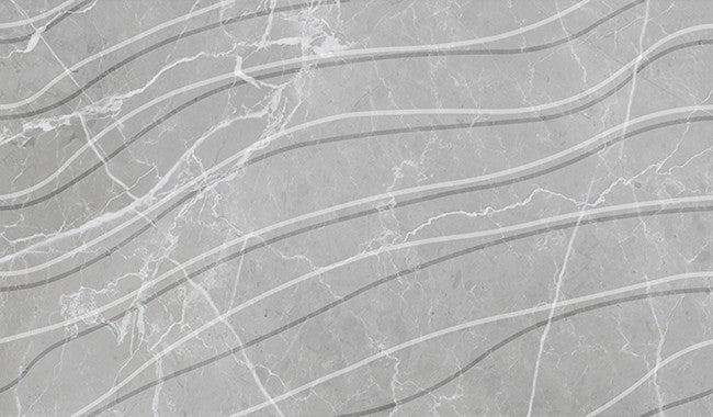 FAÏENCE PÂTE ROUGE BRILLANT EFFET MARBRE GEOTILES RLV NAVIA GRIS 33,3x55 (1.84/m²)