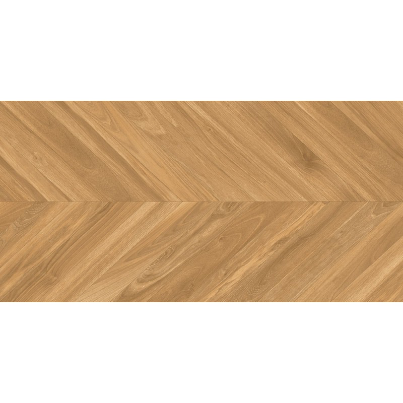 Carrelage aspect parquet Ebony Miel mat 60x120 cm