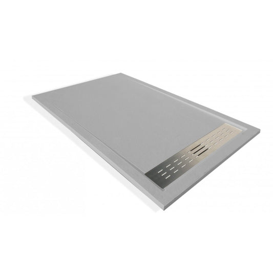 Bilbao Receveur de Douche Extra Plat 30MM Solidstone Gris Basalte