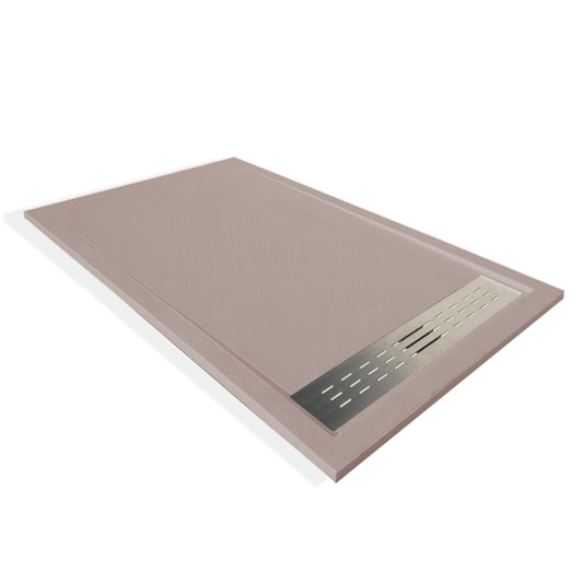 Bilbao Receveur de Douche Extra Plat 30MM Solidstone Moka
