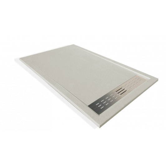 Bilbao Receveur de Douche Extra Plat 30MM Solidstone Ciment