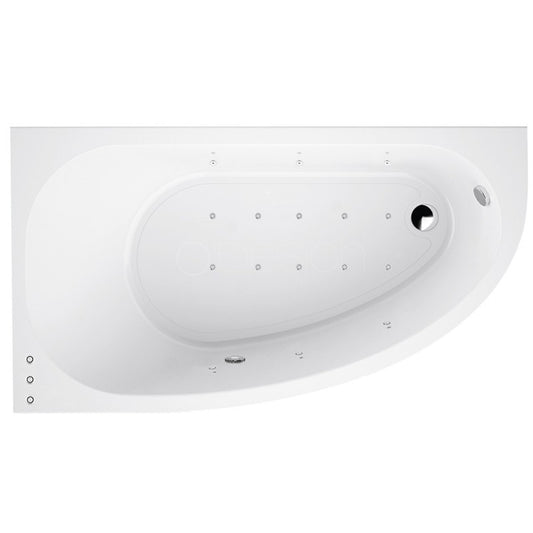 Muse Excellence Baignoire d'Angle Blanc 90/160CM