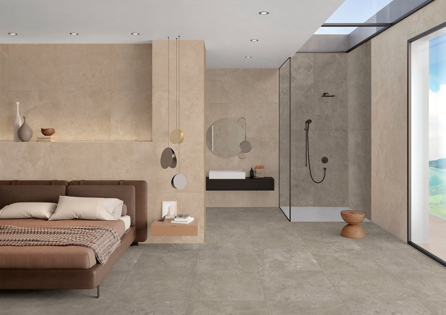 MYKONOS CERAMICA Carrelage Collection PULSE DARK GREY